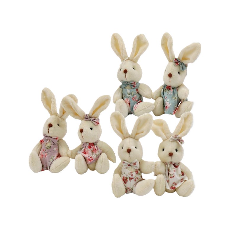 Coniglio pasquale peluche in 3 varianti assortite (spedite in base alla disponibilità), perfetto per le tue decorazioni di Pasqua